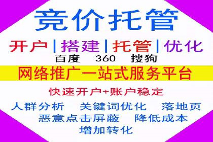 竞价开户推广案例营销策略